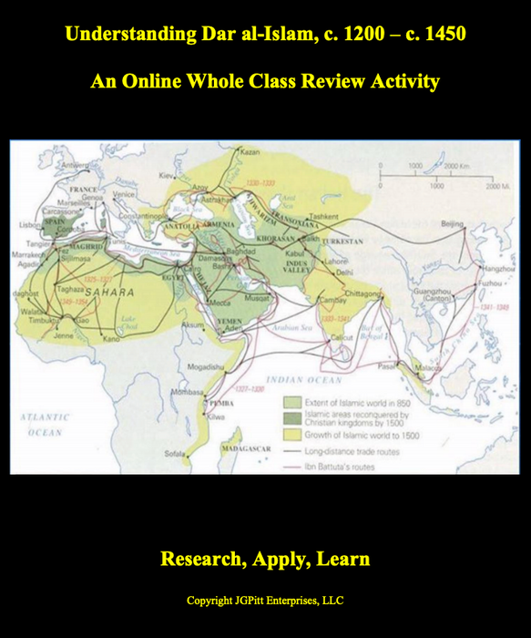 Understanding Dar al-Islam, A Online Whole Class Review Activity